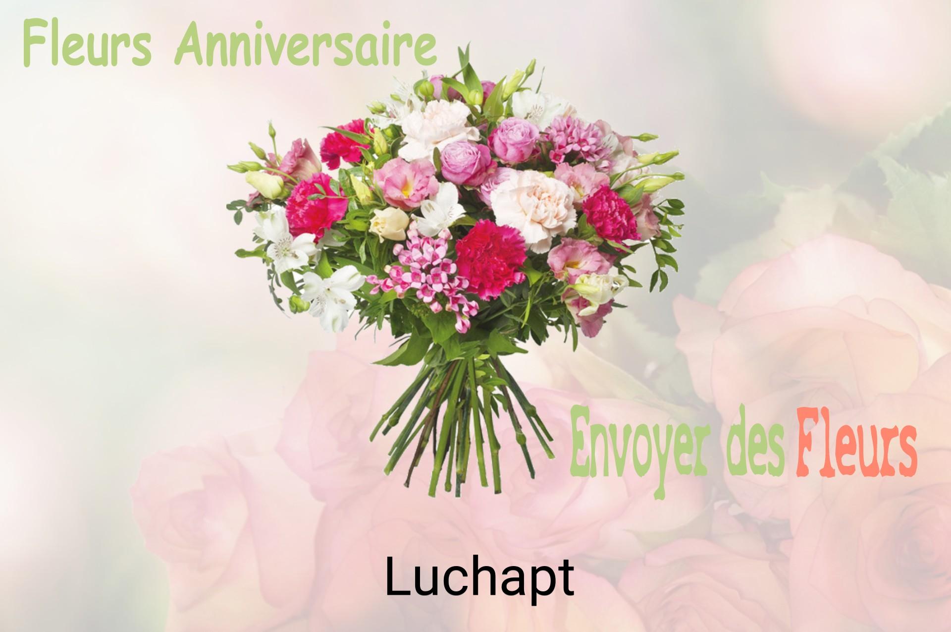 Bouquet de fleurs d’anniversaire livré à Luchapt
